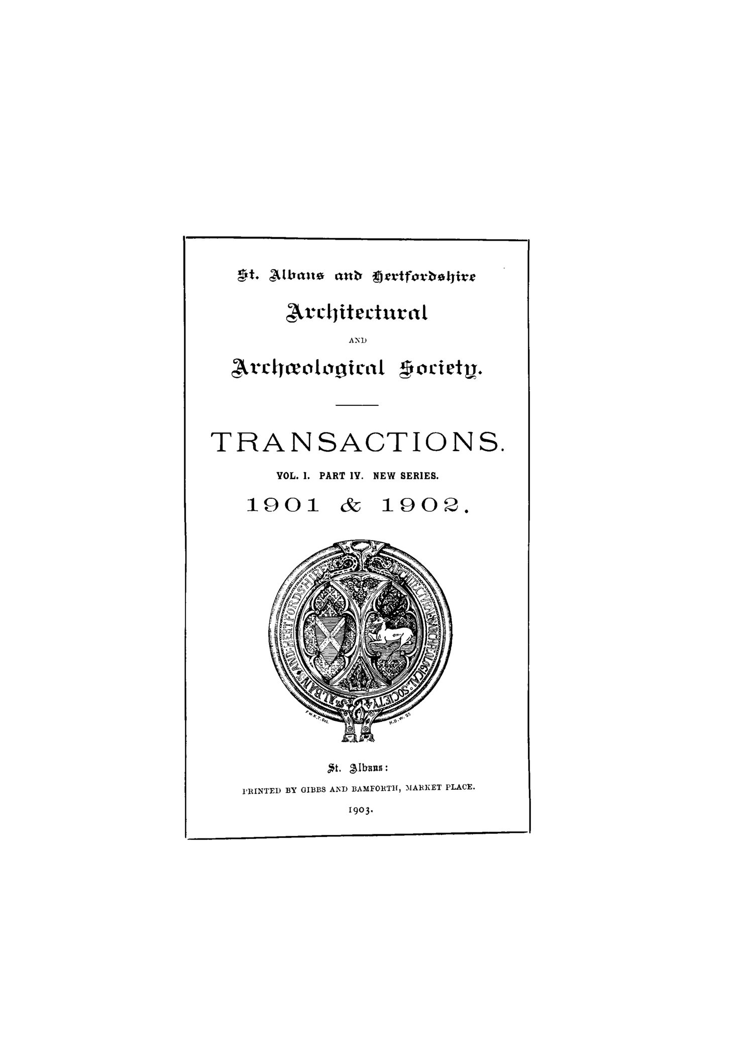 Transactions of the Society (1901-02)