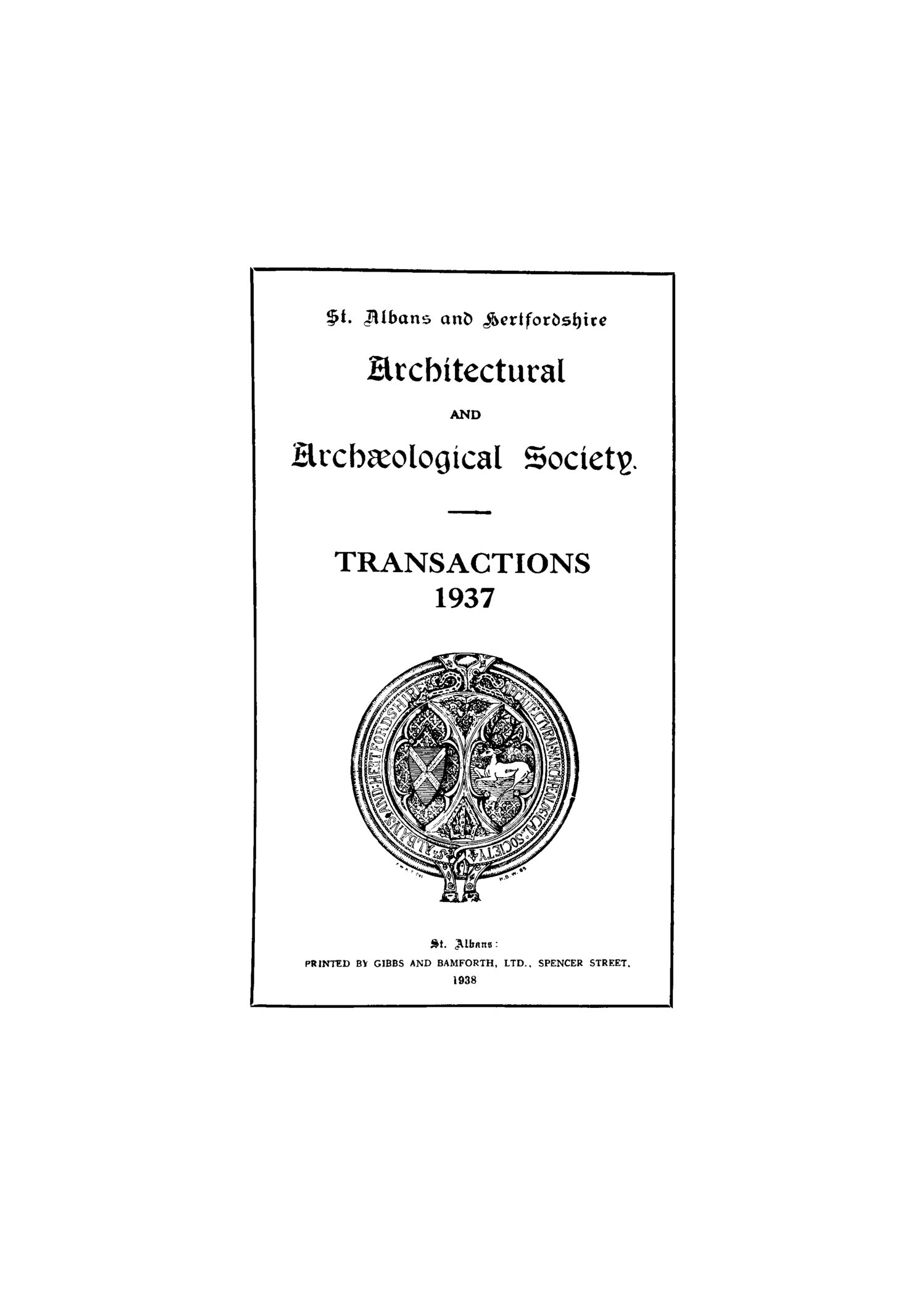 Transactions of the Society (1937)