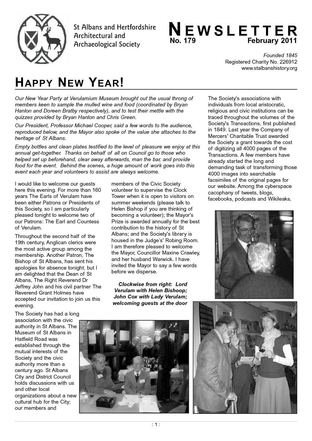 2011 Newsletters