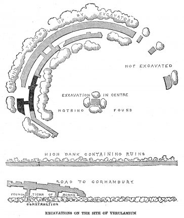 Figure 1: plan of the excavations published in the Illustrated London News. | Kris Lockyear's collection