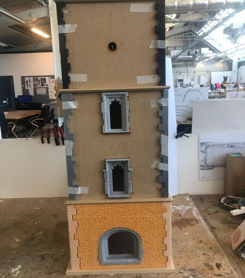 Cladding to the first floor is added to the Clocktower model | Beth Jones